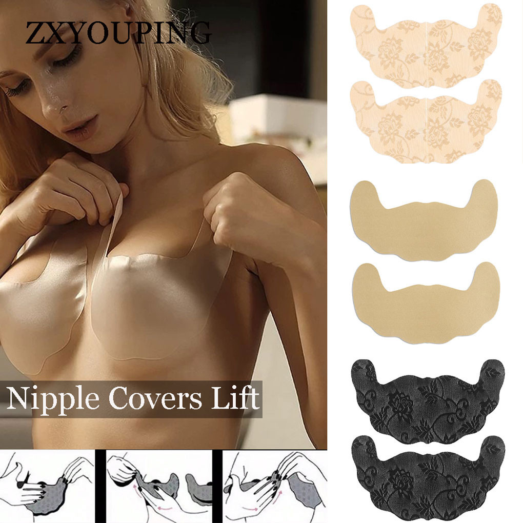 Strapless Bra Adhesive - Penutup renda puting, 5 pasang perekat