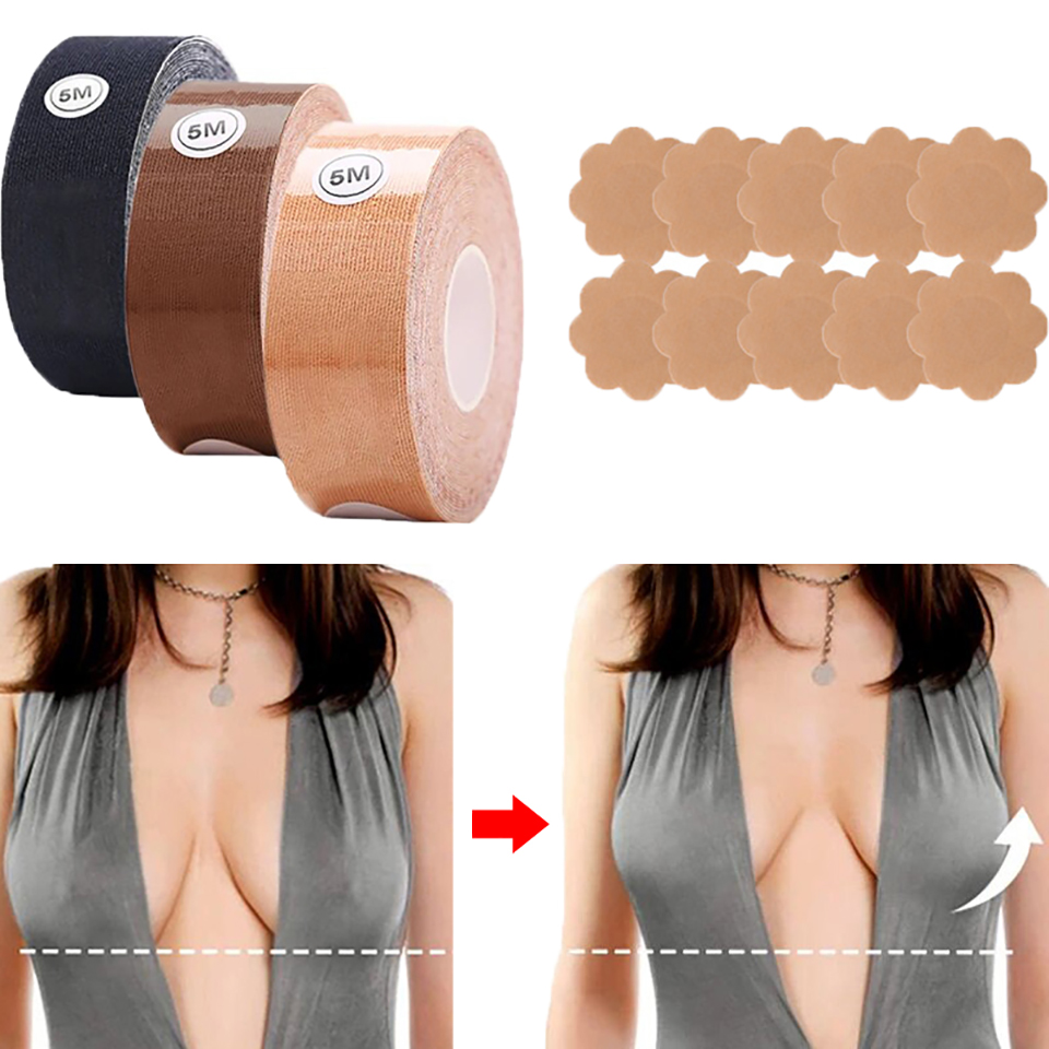 Backless Bra Sticky - Pita Pengangkat Payudara Tak Terlihat Silikon