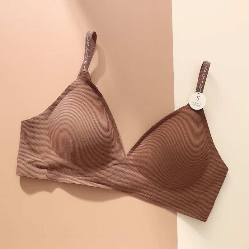 Full Coverage Bra - Bra Tanpa Kawat Bahan Sutra Es