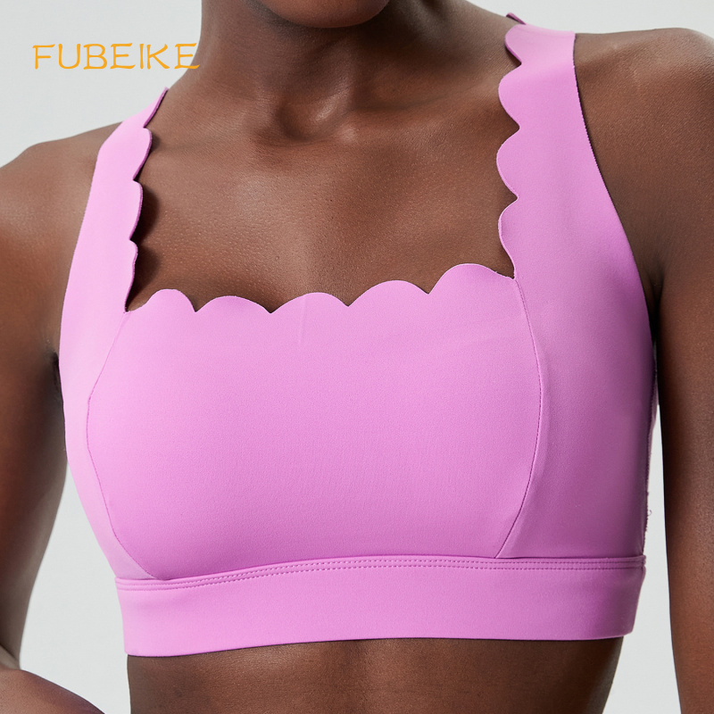 Sports Bra Racerback - FUBEIKE Pakaian Dalam Tali Bahu Ganda