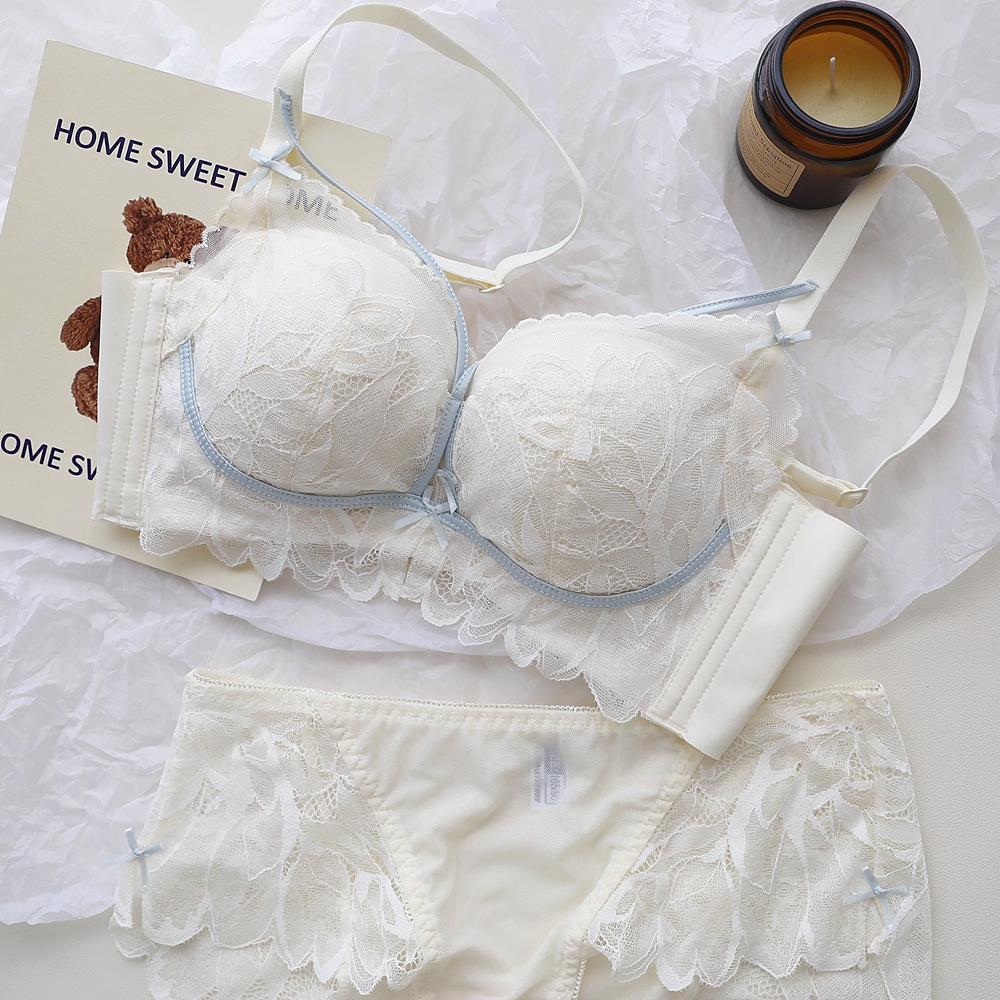 Underwire Bra Padded - Bra Wanita French Back Garden Lingerie