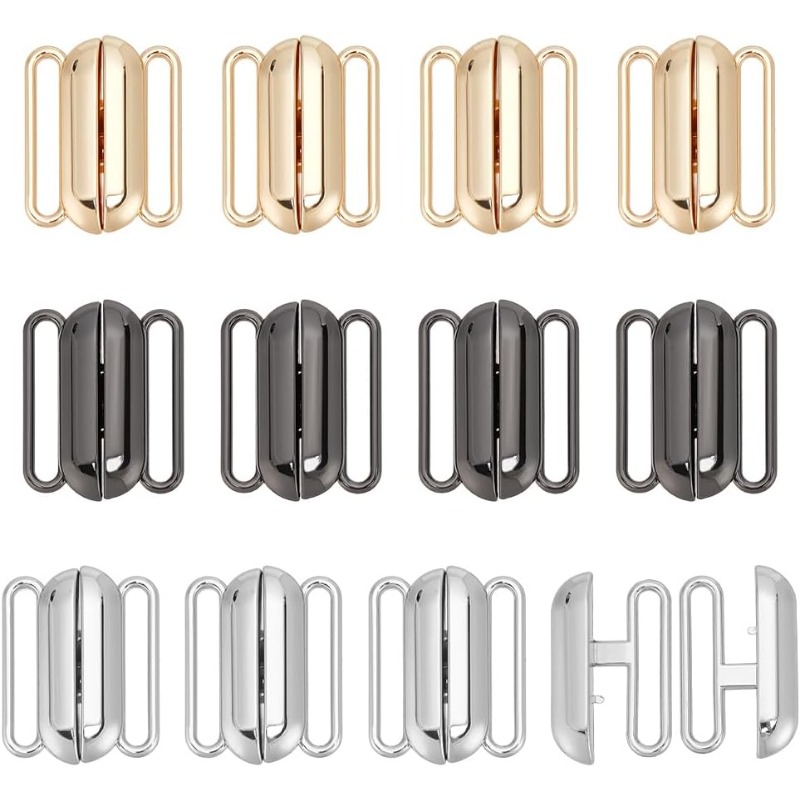 Nursing Bra Clip - 12 Set 3 warna tutup depan