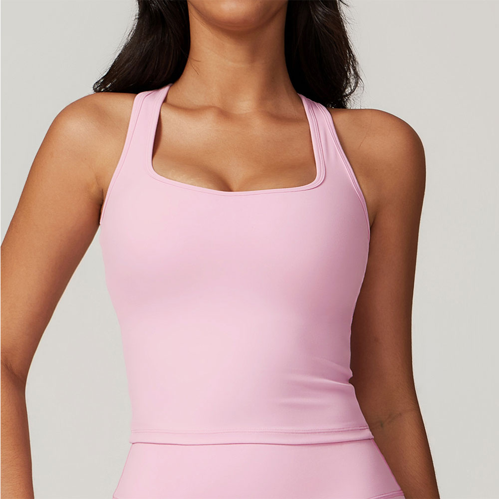 Sports Bra Racerback - Bra olahraga wanita, kekuatan tinggi atas
