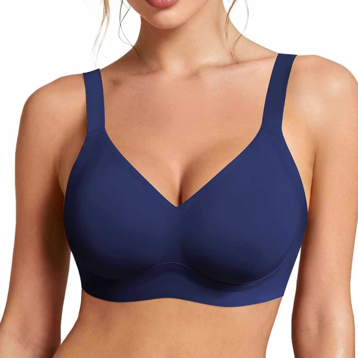 Wirefree Bra Comfort - Bra Wanita Tanpa Kawat Seamless, Penyangga