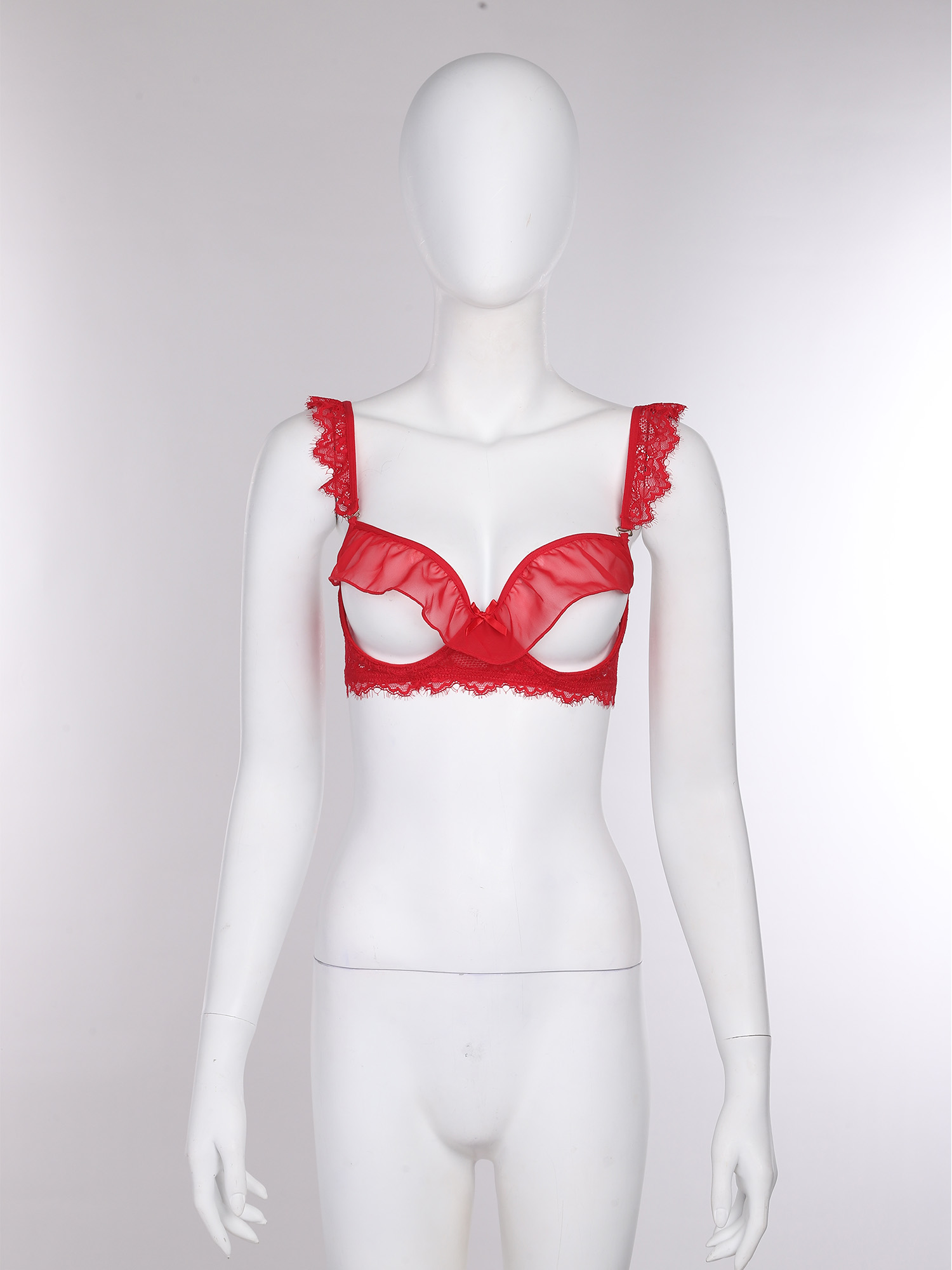 Bra Tanpa Kawat Wanita Dewasa  - Demi Bra Balconette ulasan dan harga