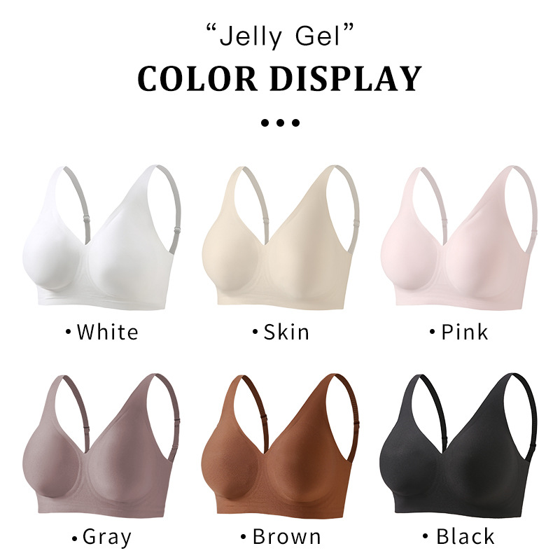 Bra Wanita Deep V Jelly Tanpa  - Wirefree Bra Comfort ulasan dan harga