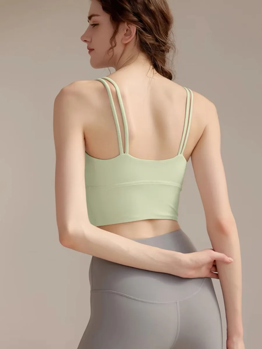 Rompi Yoga wanita, rompi kebug - Sports Bra Racerback ulasan dan harga