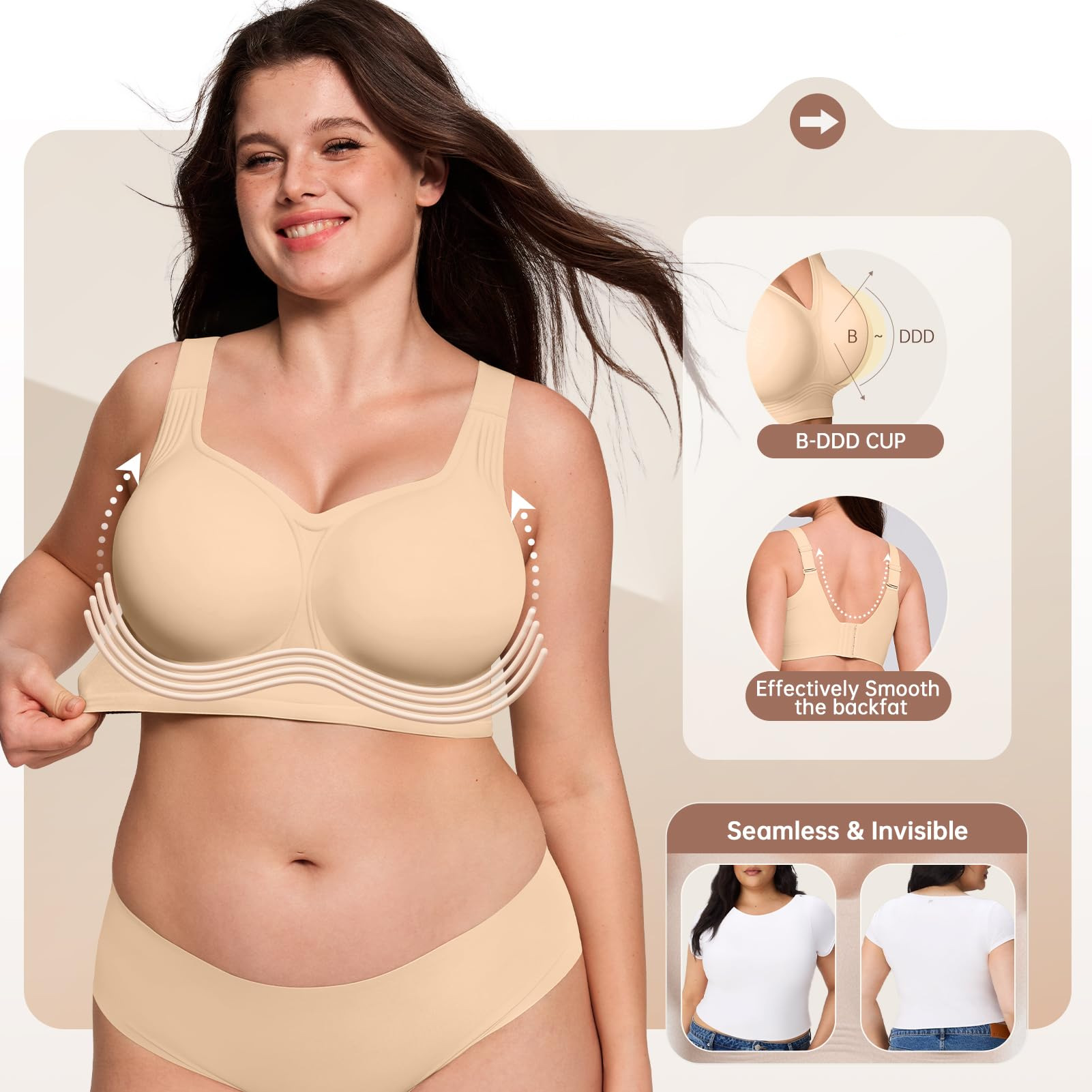 Bra Tanpa Kawat Ukuran Besar u - Underwire Bra Padded ulasan dan harga