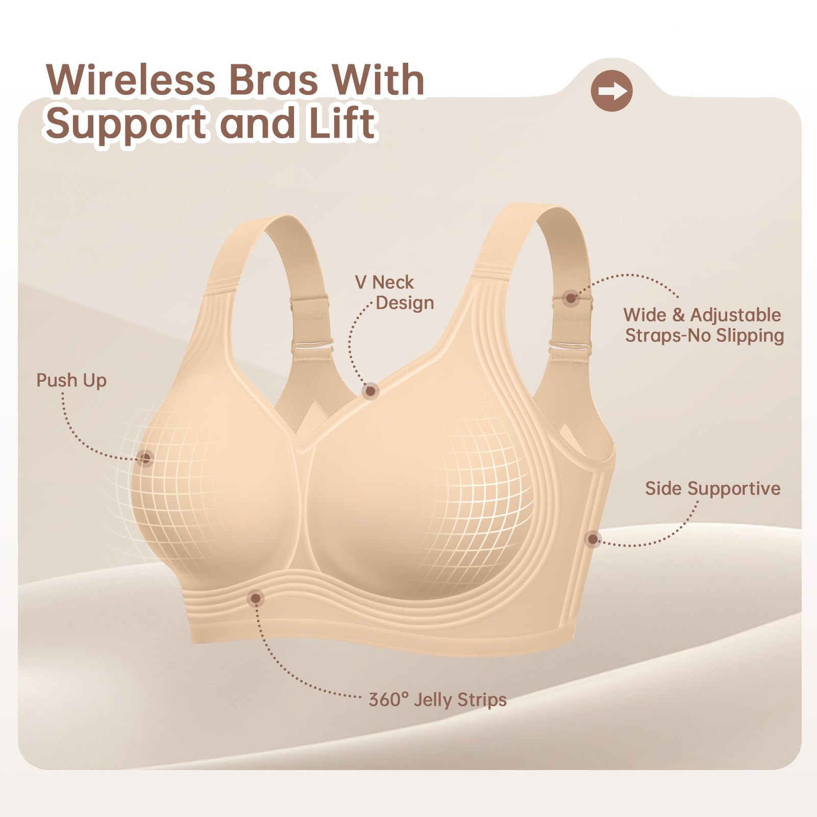 Bra Tanpa Kawat Ukuran Besar u - Underwire Bra Padded ulasan dan harga