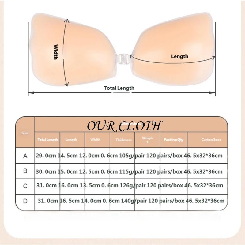 Bra Berperekat Bra Silikon Pus - Backless Bra Sticky ulasan dan harga