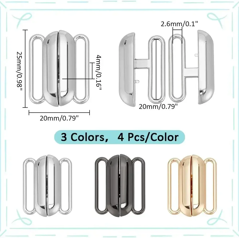 12 Set 3 Warna Penutup Depan B - Nursing Bra Clip ulasan dan harga