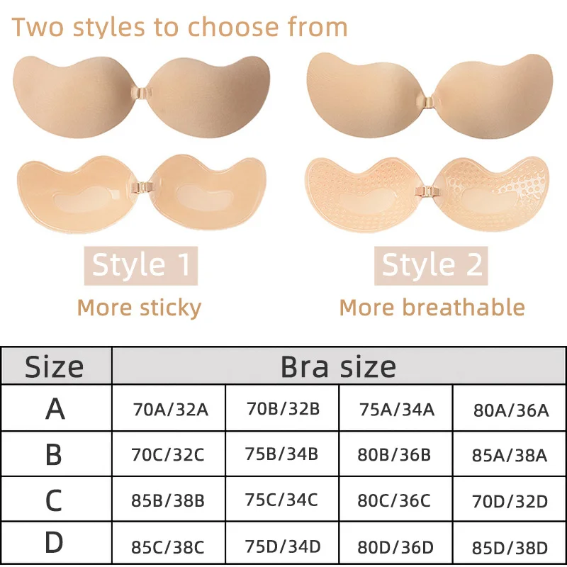 Bra Wanita Seksi Bra Push Up T - Backless Bra Sticky ulasan dan harga