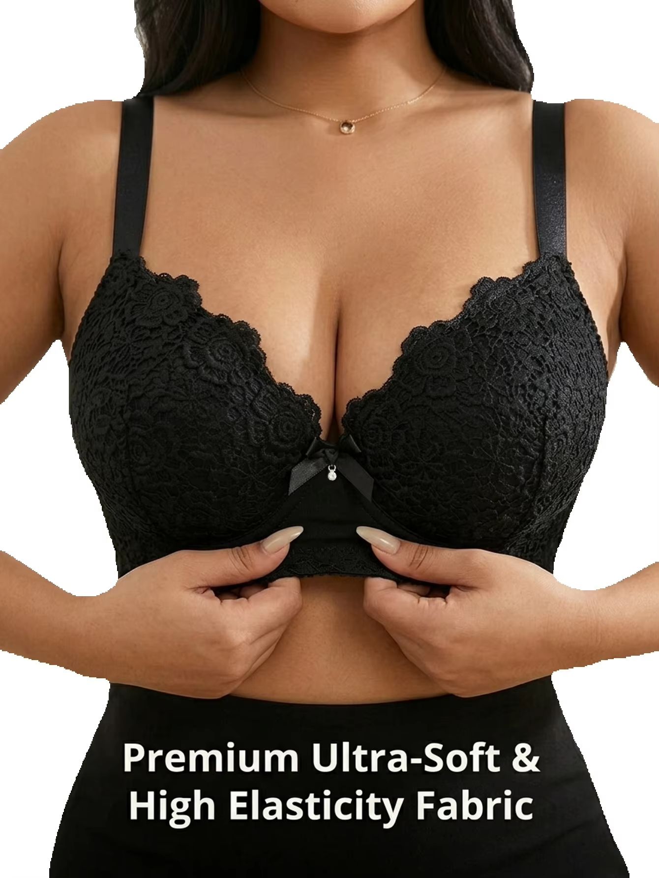 BH Wanita Plus Size Floral Pus - Underwire Bra Padded ulasan dan harga