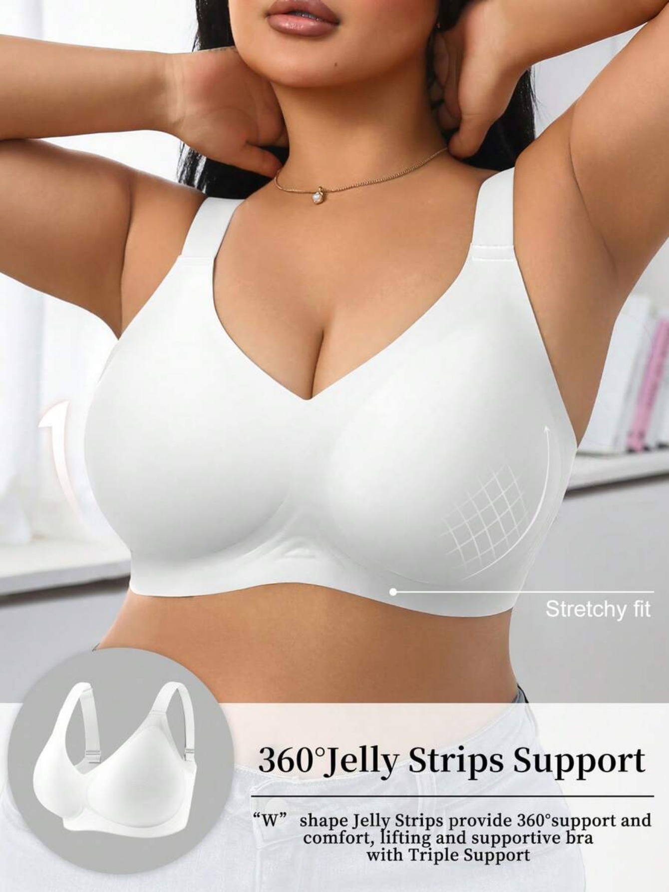 Bra Olahraga Wanita dengan Duk - Wirefree Bra Comfort ulasan dan harga