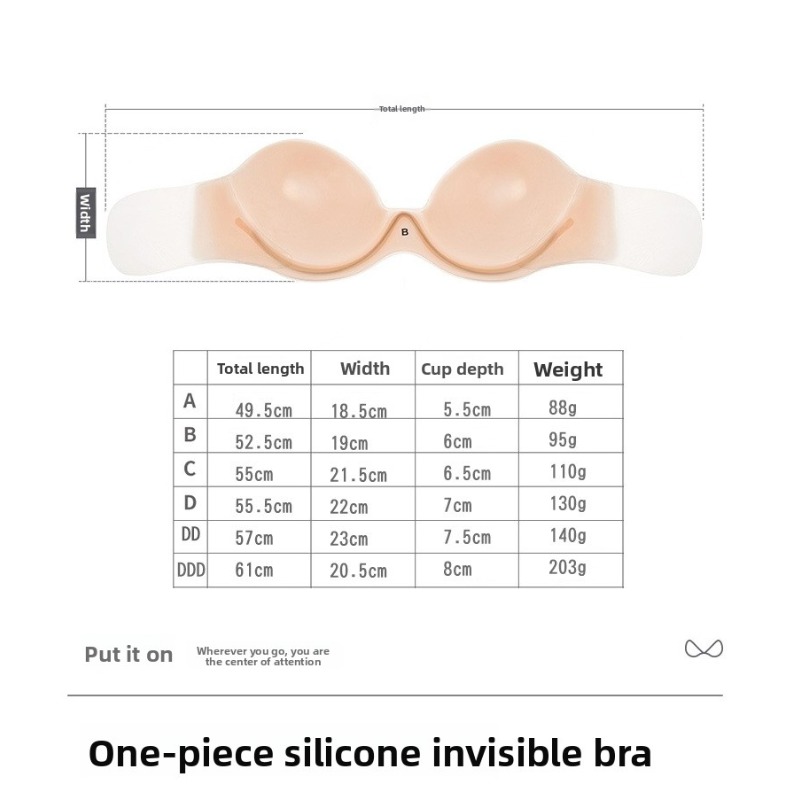 Bra Perekat Silikon Tanpa Tali - Backless Bra Sticky ulasan dan harga