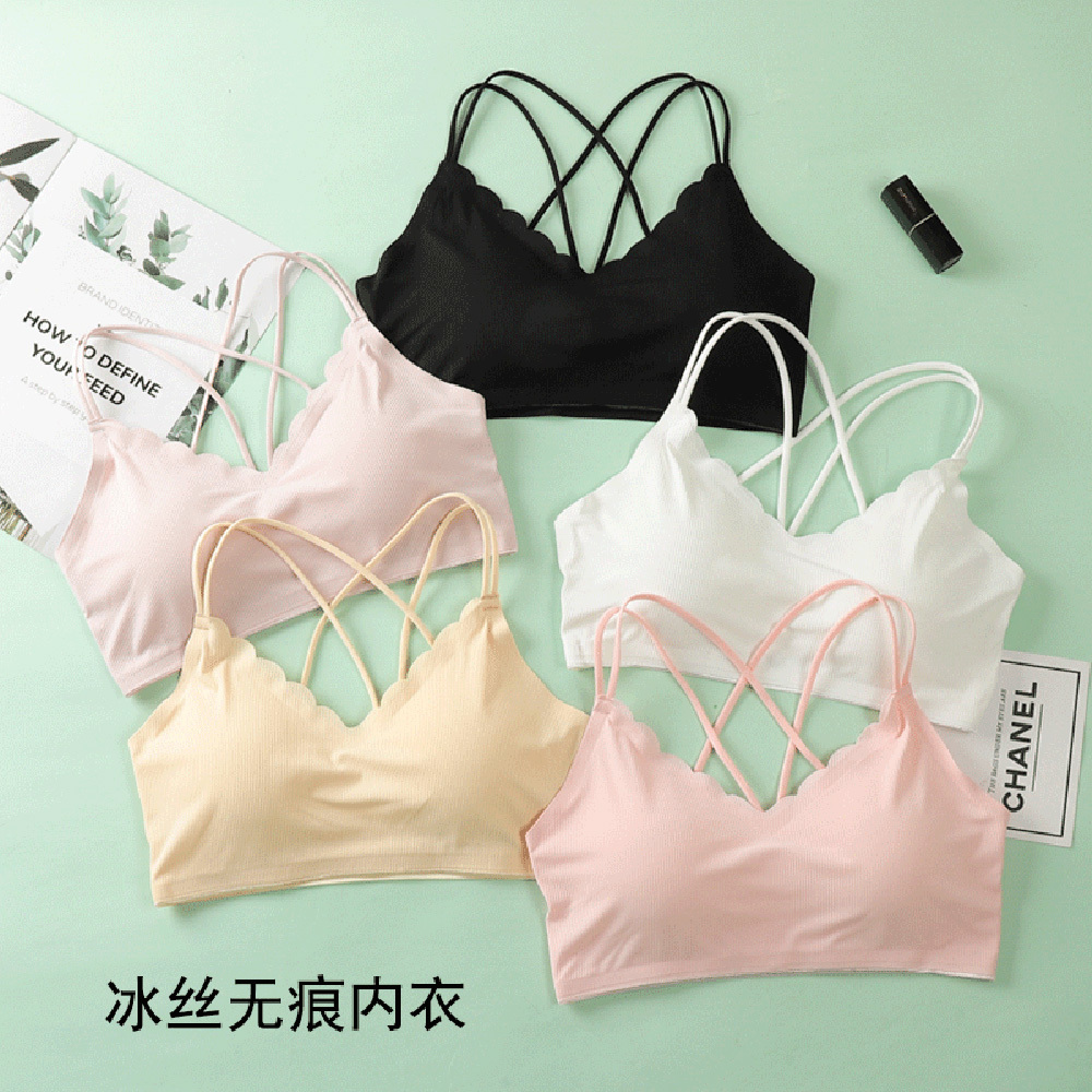Bra Push Up tanpa tali untuk w - Sheer Bra Lace ulasan dan harga