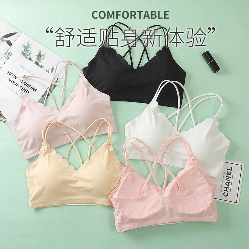 Bra Push Up tanpa tali untuk w - Sheer Bra Lace ulasan dan harga