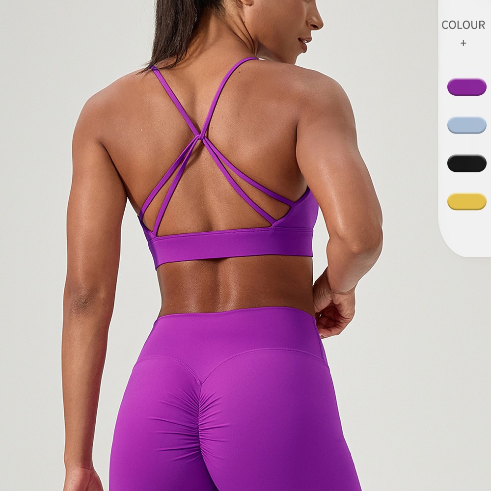 Bra Yoga Seksi Wanita Bra Olah - Sports Bra Racerback ulasan dan harga