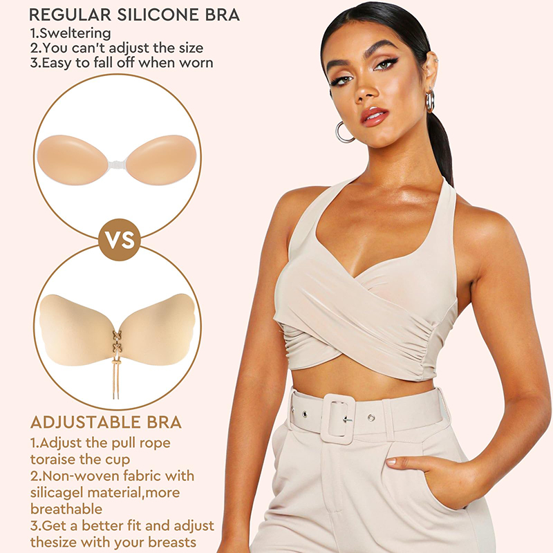 1/2 Pasang Bra Tanpa Tali Pung - Strapless Bra Adhesive ulasan dan harga