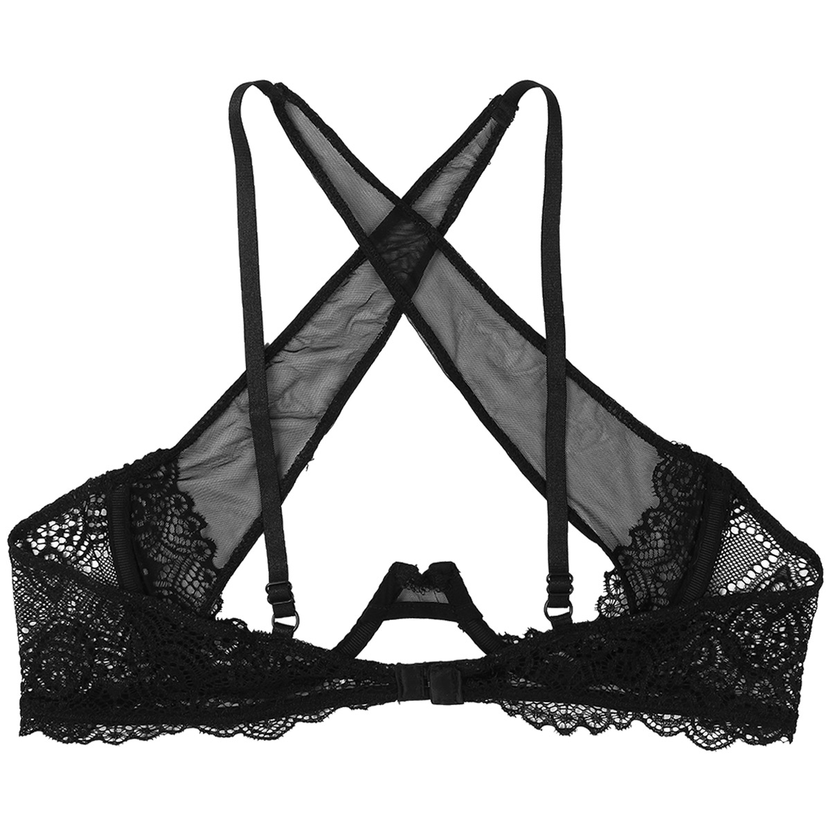 Wanita Erotis Baju Tidur Sexy  - Sheer Mesh Bra ulasan dan harga