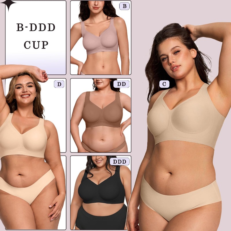 Bra Jelly Tanpa Kawat Ukuran B - Full Coverage Bra ulasan dan harga