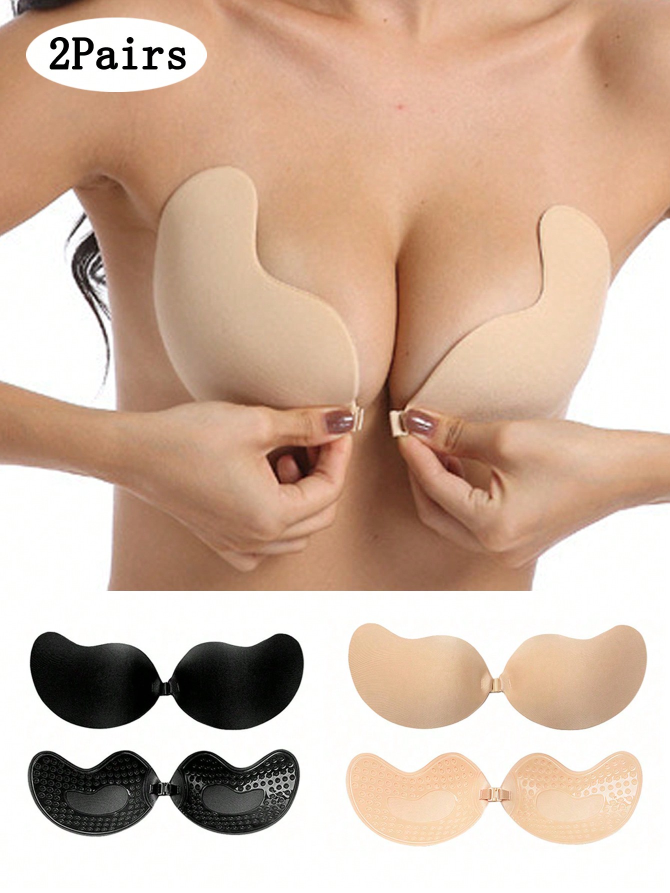 2 Paket Bantalan Push-Up Tanpa - Strapless Bra Adhesive ulasan dan harga