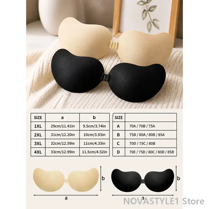 2 Pasang Bra Tak Terlihat yang - Strapless Bra Adhesive ulasan dan harga