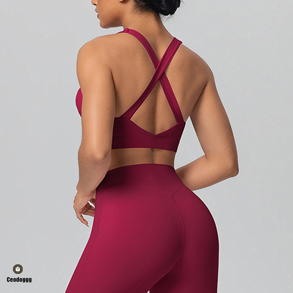 Bra Yoga Tali Silang di Bahu,  - Sports Bra Racerback ulasan dan harga